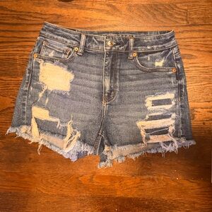 American Eagle Distressed Denim Shorts